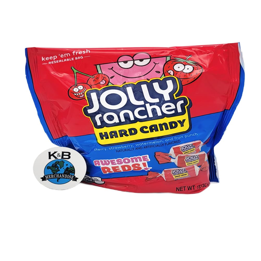 Jolly Rancher Awesome Reds Hard Candy 13 Ounce Variety Pack